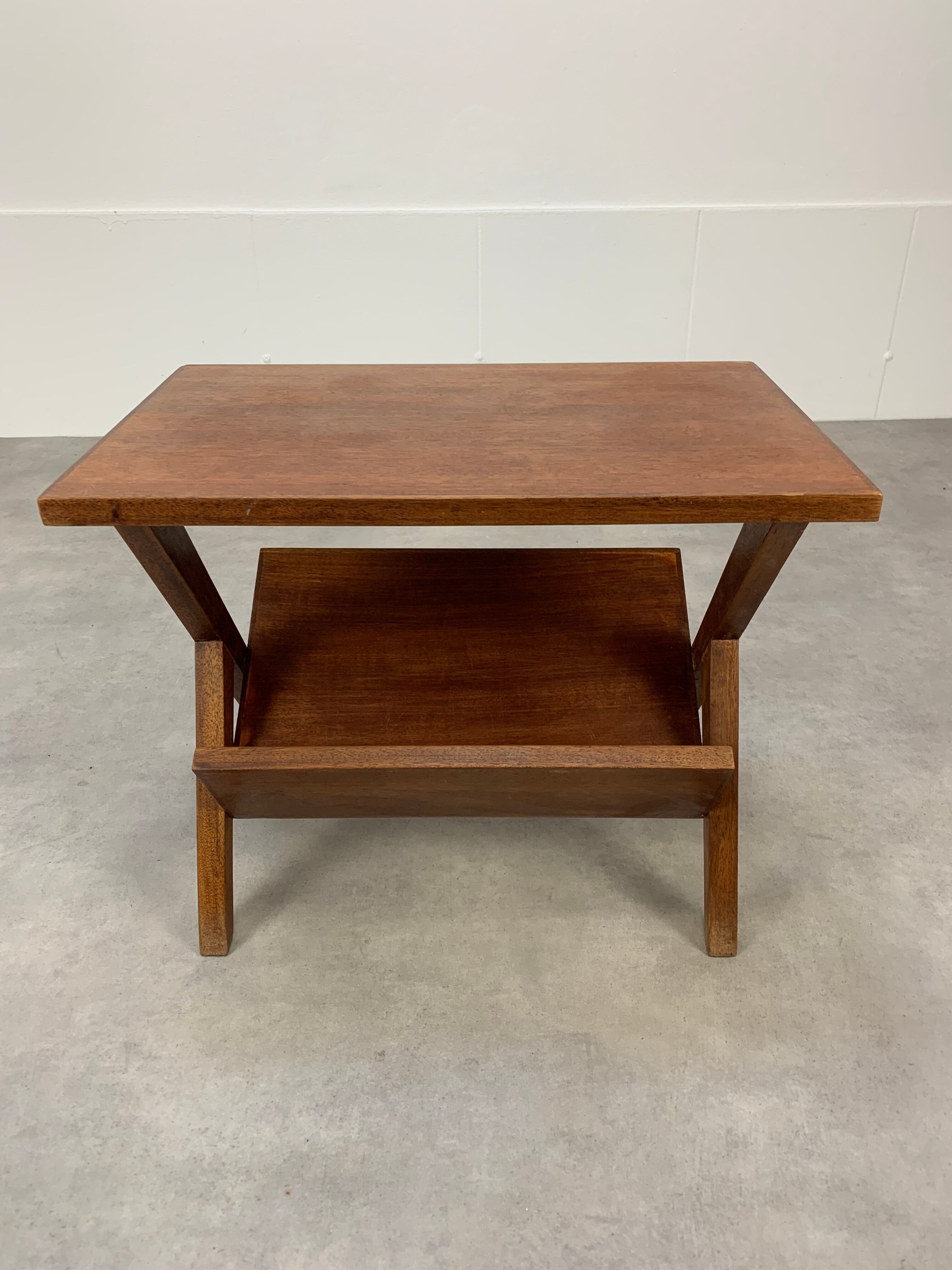 Side table feet compass door book 50s