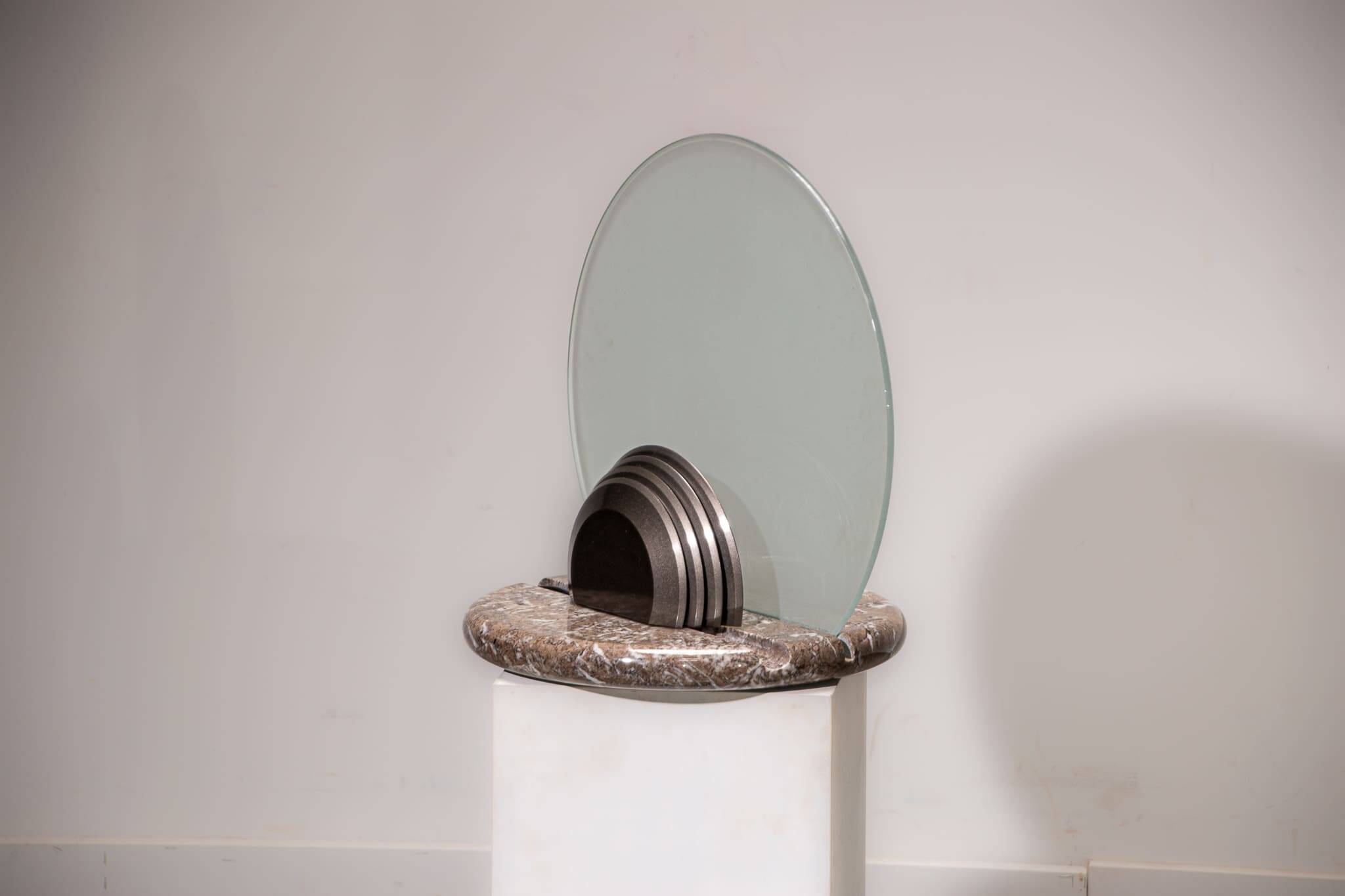 Gong lamp by Bruno Gecchelin for Skipper