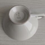 Lot tasse & sous tasse, plat dessert Bavaria Elfenbein Porzellan occasion