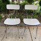 White formica chairs