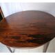 Table ronde scandinave en palissandre