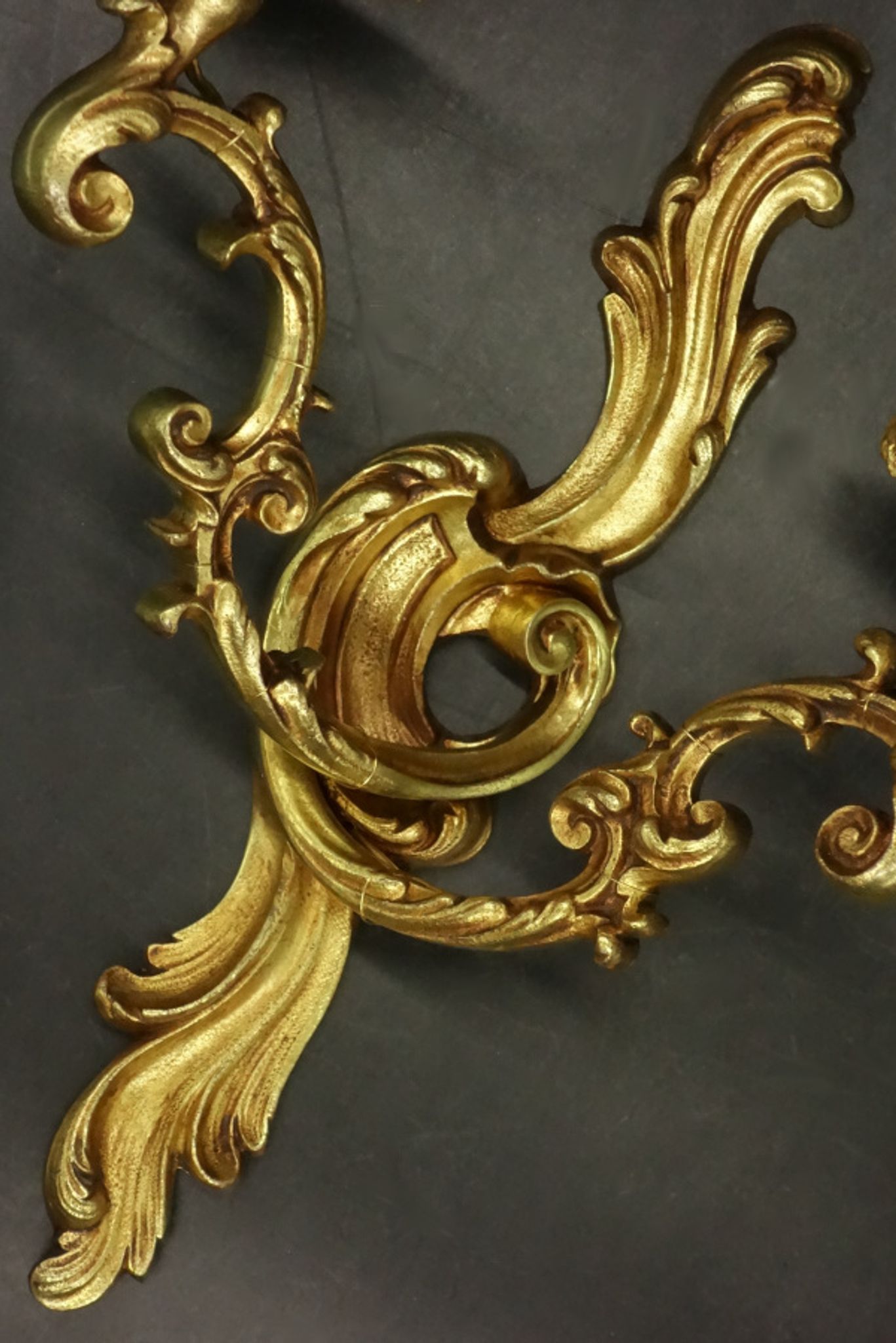 Pair of Louis XV style sconces by Lucien Gau Paris