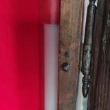 Encoignure 4 portes galbée ,un tiroir en partie du 19 e siecle