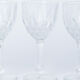 Lot 5 crystal digestive glasses