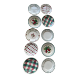 Mismatched plates Terre de Fer