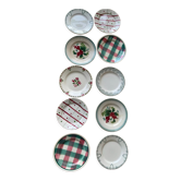 Mismatched plates Terre de Fer