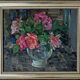 "Roses in the vase" by Pustoshkin painting