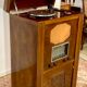 Radio Furniture and Record Player Art Deco era