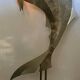Fish in stainless steel Lighting object from Reinhard Stube