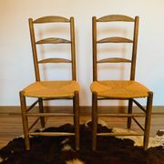Pair of mulched chairs