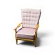 "Edouard" armchair in oak by Guillerme & Chambron for Your Home