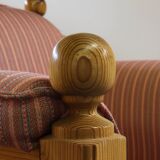 Vintage mid-century Danish pine lounge chair, 1970s