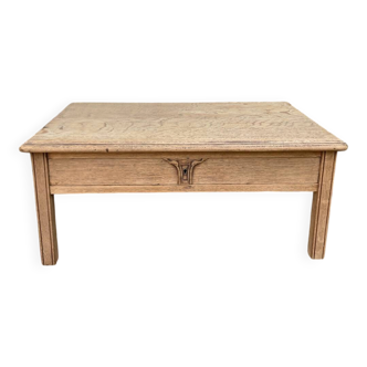 Antique solid oak coffee table