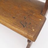 Wooden step stool vintage country decoration