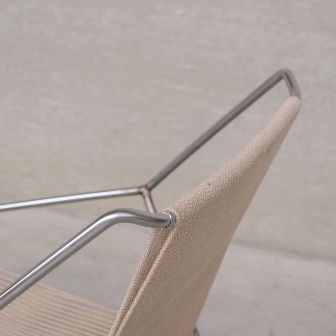 Pair of Mid-Century Danish Steel Armchairs by Henning Flok