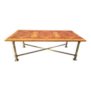 Table à manger vintage - laiton