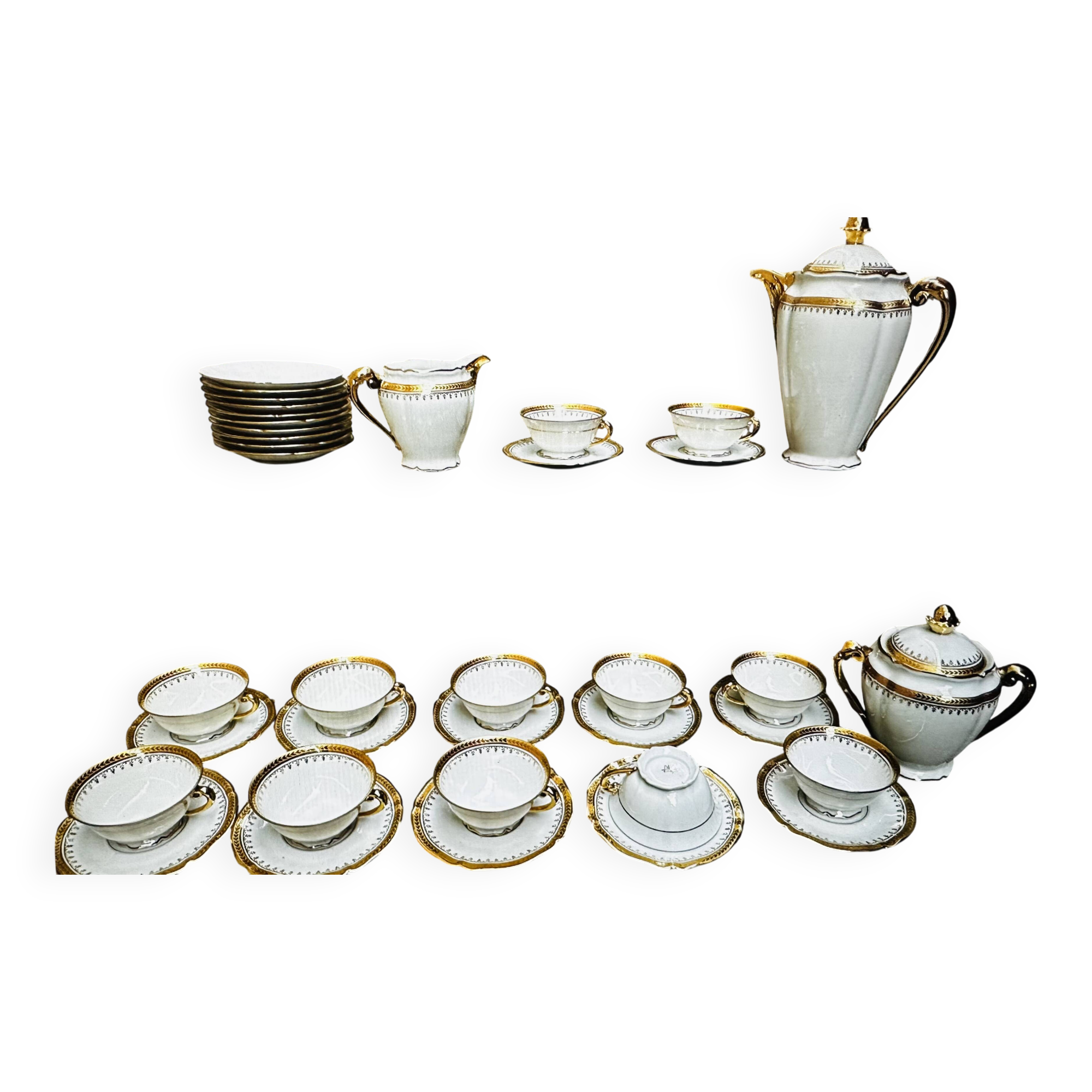 Limoges coffee service, 1930s