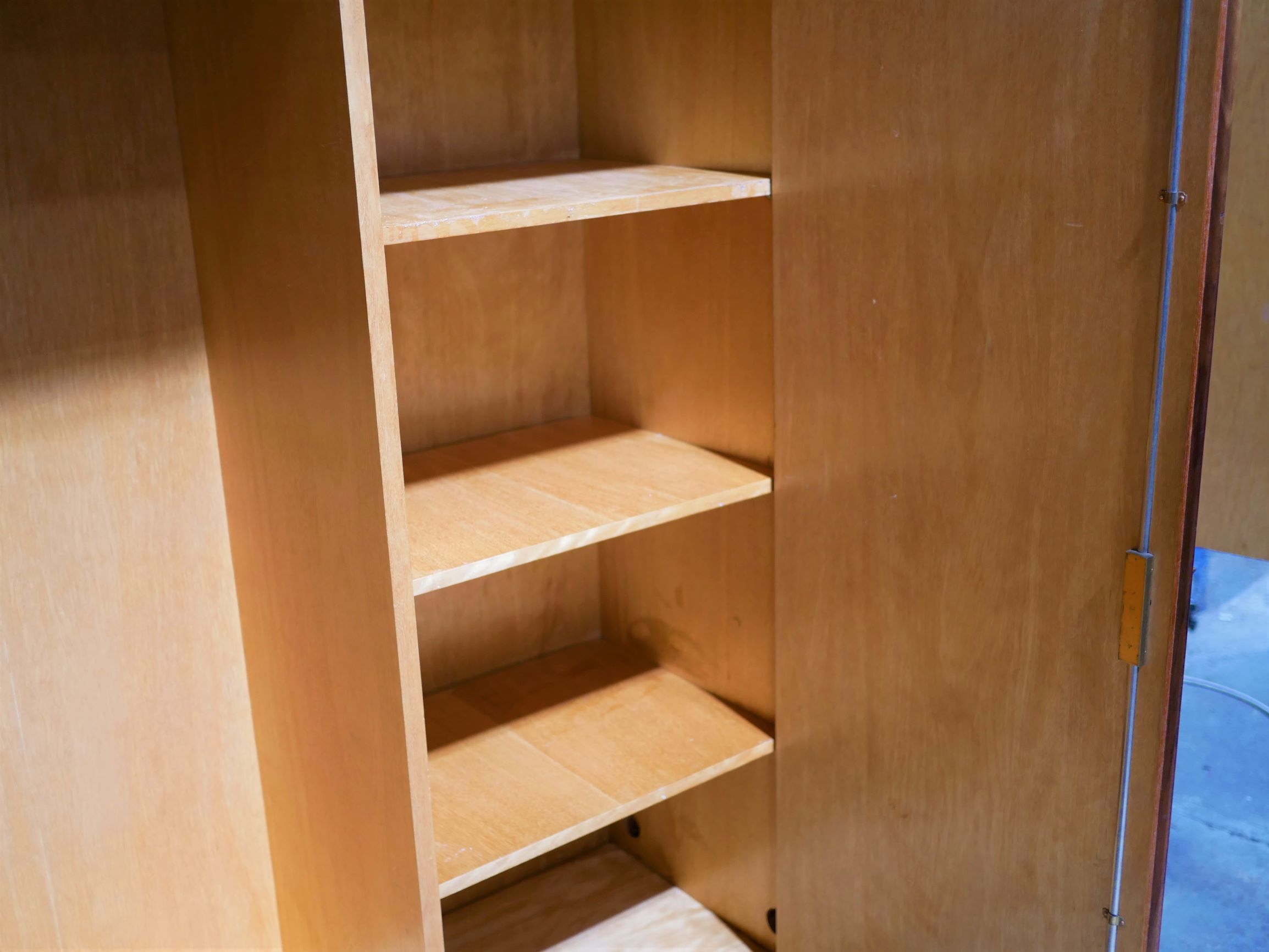 Vintage teak wardrobe