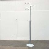 Postmodern German grey metal coat rack by Markus Börgens for D-Tec, 1980s.