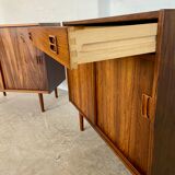 Vintage Danish buffets in rosewood from the 1960s.