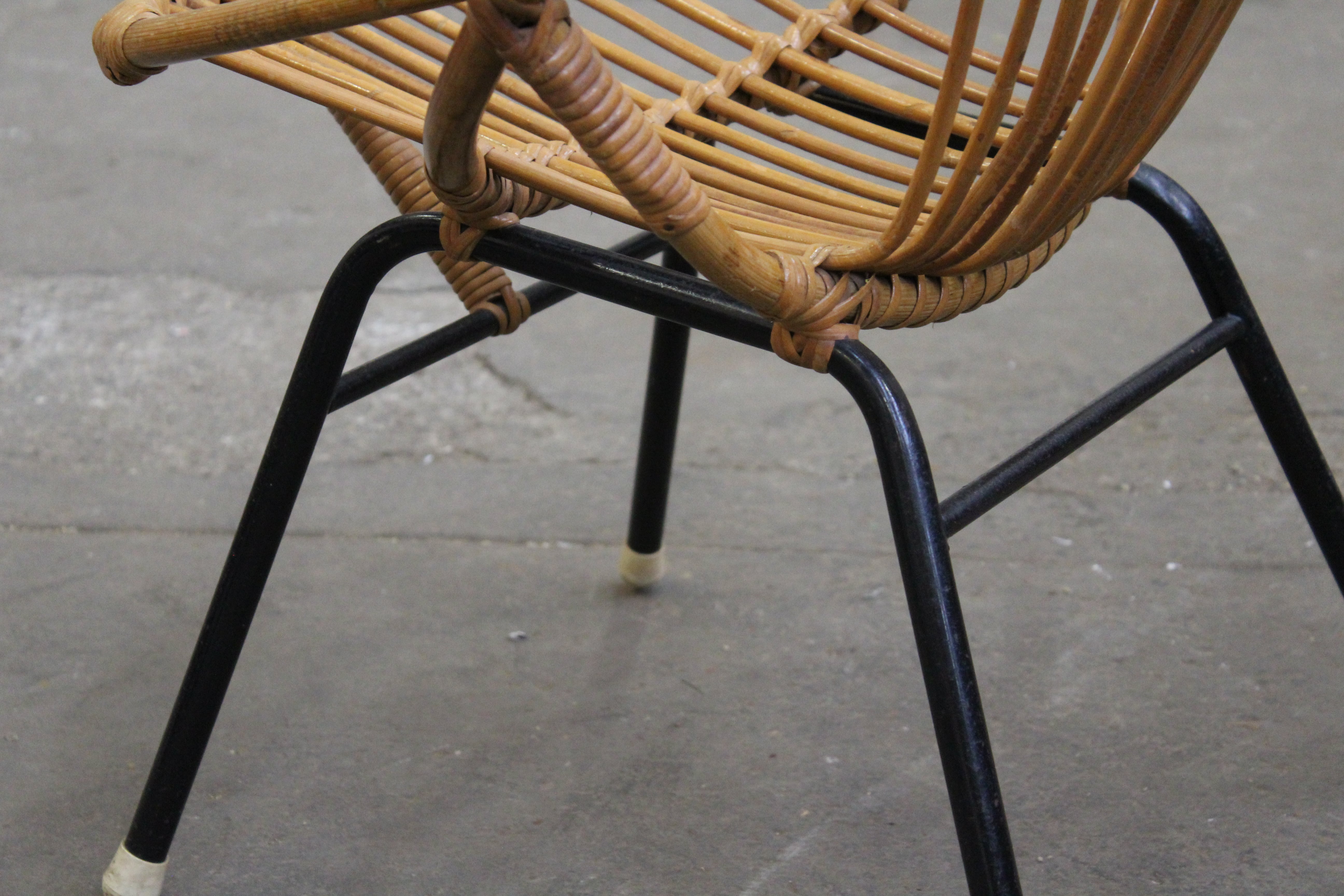 Armchair child vintage rattan Rohe Noordwolde