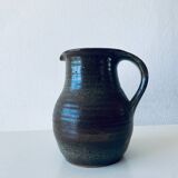 Old stoneware pitcher signed Fontgombault