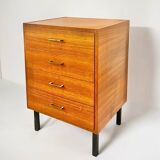 Small teak chest of drawers, 1950s
