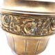 Pot brass or bronze decorations pink decoration flower plant