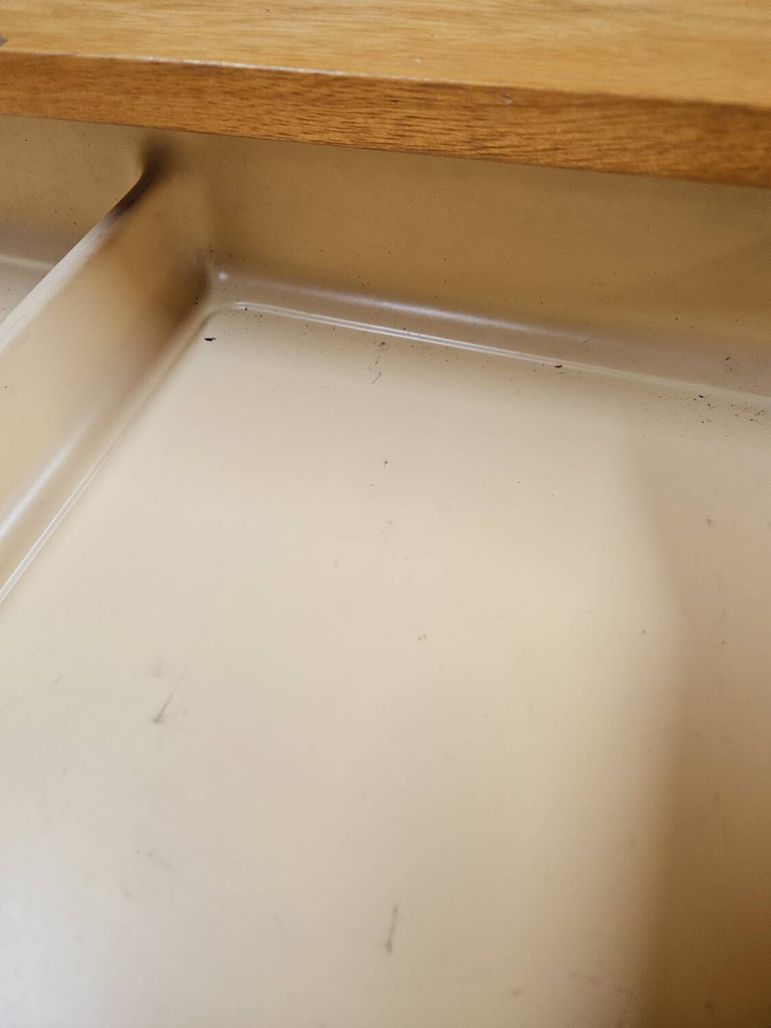 Pair of vintage 1970 blond wood bedside tables