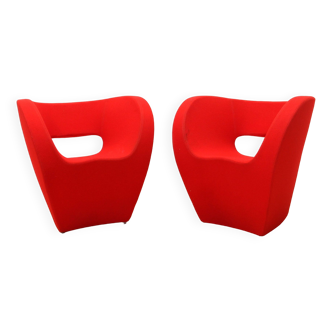 Pair of Little Albert armchairs, Moroso