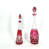 Crystal caraffe or decanters by Val Saint Lambert, 1960s