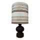 Brutalist wooden lamp from the 1970s by Temde