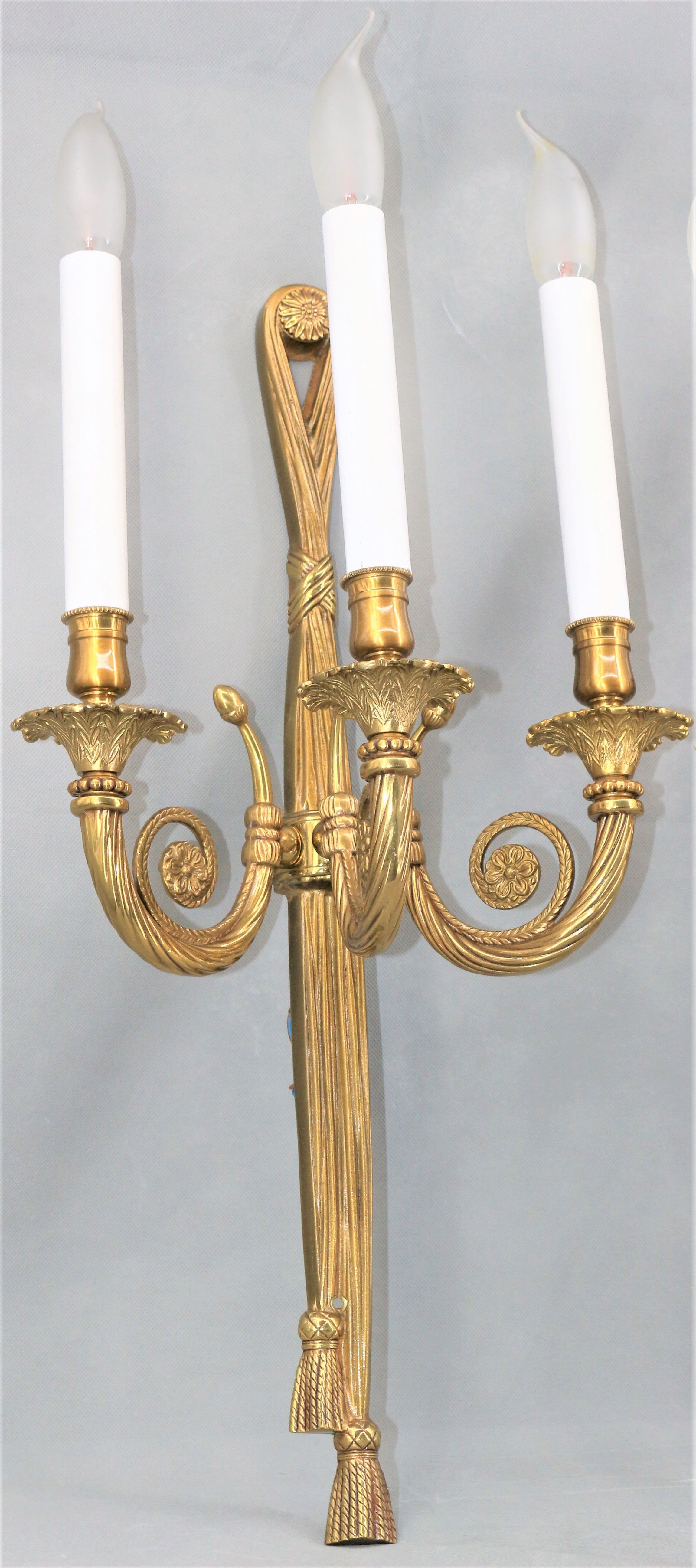 Pair of  Lucien Gau wall lamps