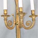 Pair of  Lucien Gau wall lamps
