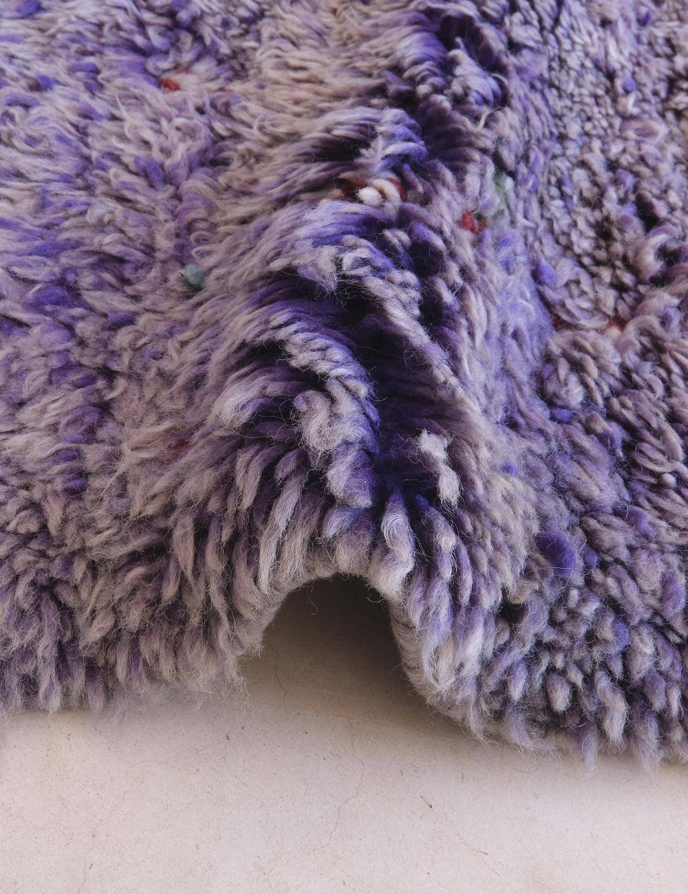 Vintage Berber Lavender Rug - 280 x 152 cm