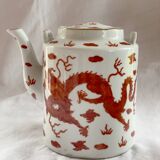 Théière ornée de 2 dragons République 1912-1949 Chine