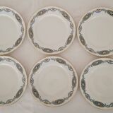 Assiettes à Dessert en Porcelaine de Limoges