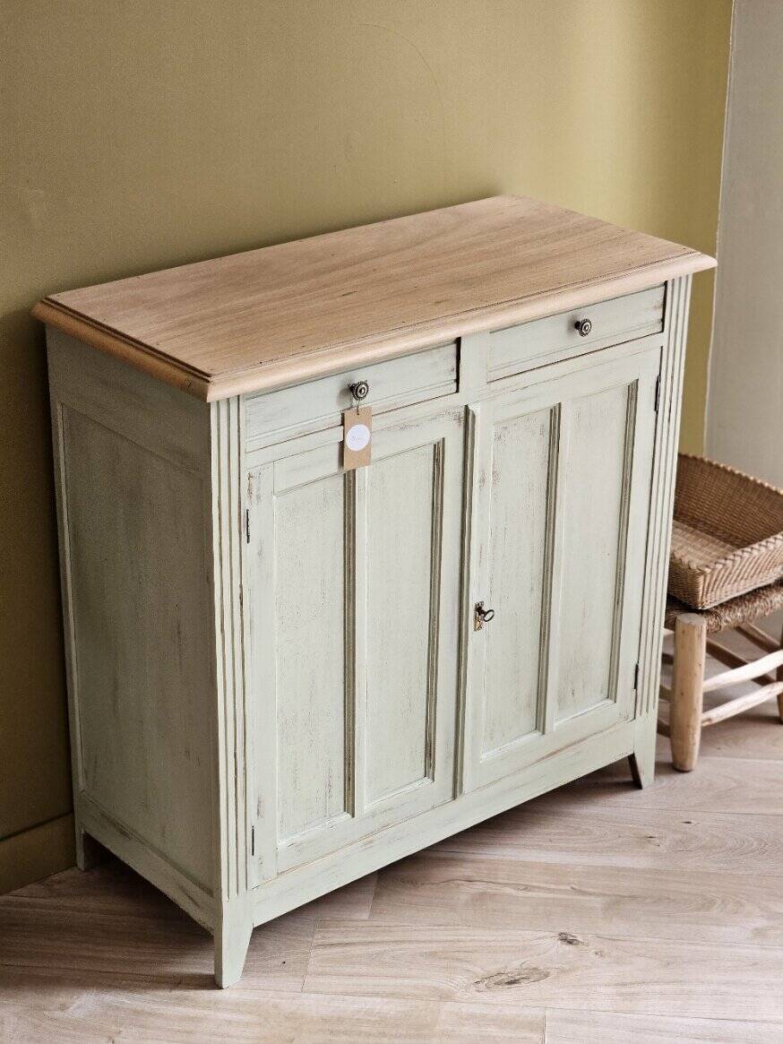 Vintage Parisian buffet with patina in solid wood | Léonie