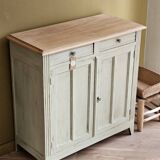 Vintage Parisian buffet with patina in solid wood | Léonie