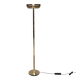 Lampadaire années 80 en métal doré