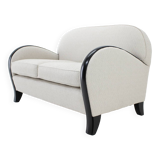 1940s Italian Newly Upholstered Two Seat Sofa