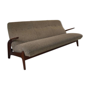 Sofa carved in three places of Gimson and Slater Norway 1960s