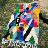 Berber rug Boujad abstract contemporary 1m60 on 1m05