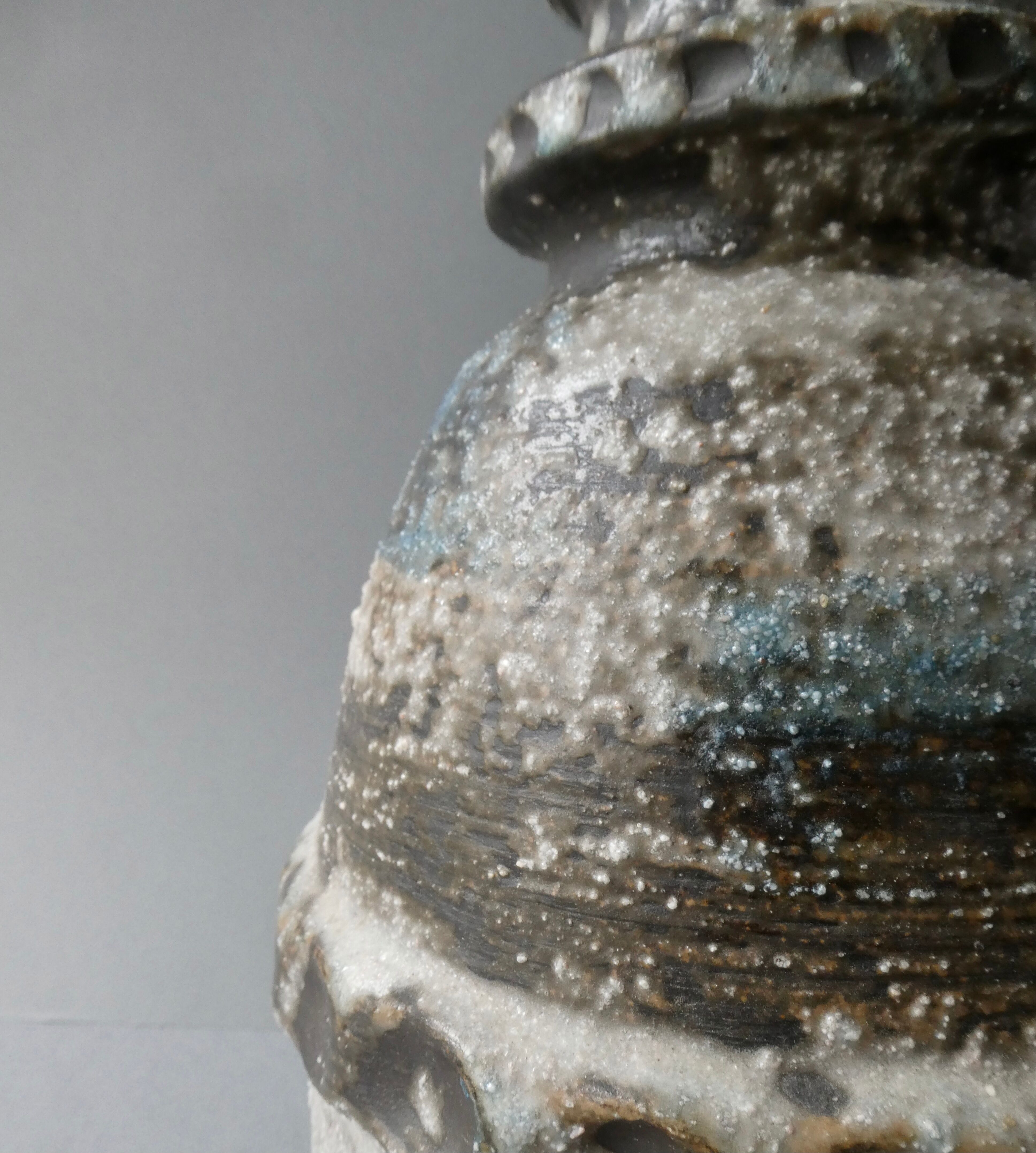 Carstens Tönnieshof ceramic vase, W Germany, 60s, H 31 cm