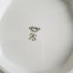 Old porcelain hollow dish of Limoges blue flowers