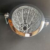 Crystal and chrome metal cooling bucket