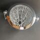 Crystal and chrome metal cooling bucket