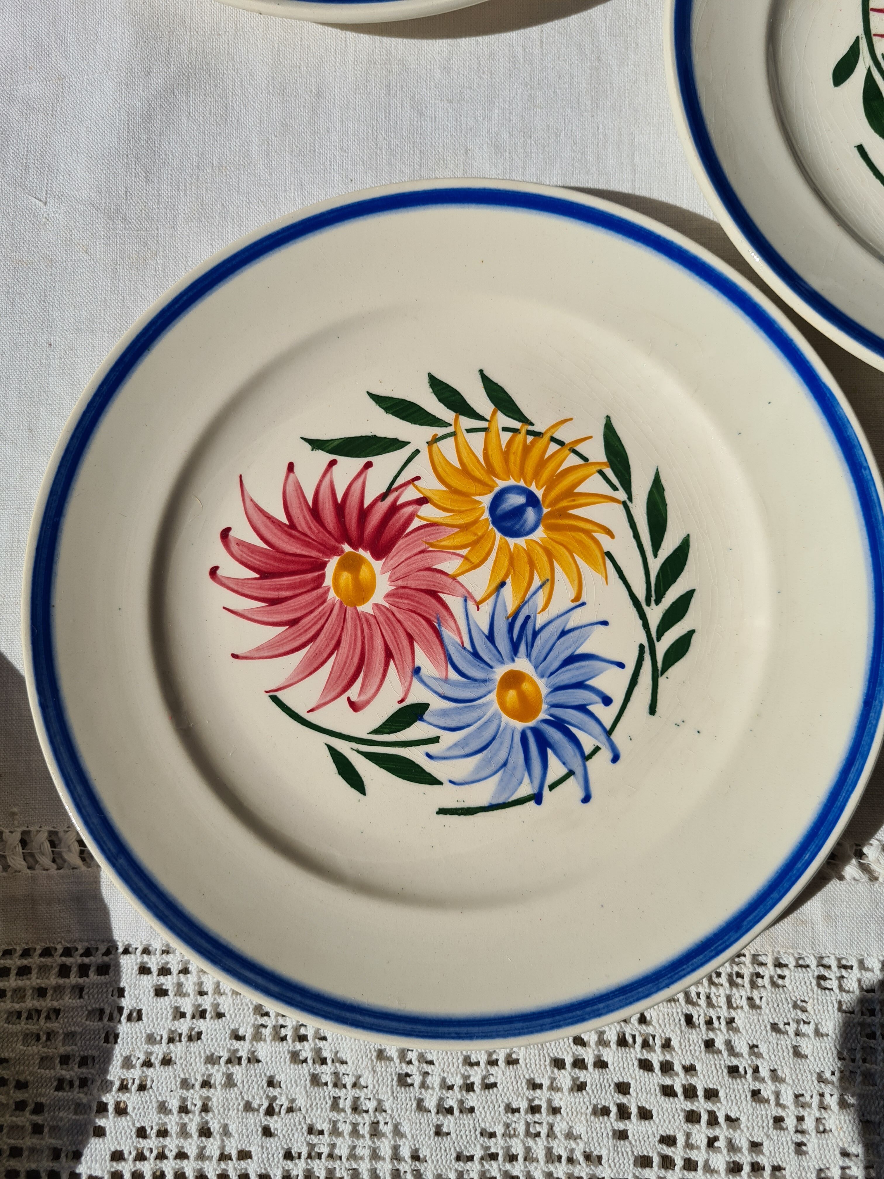 Serie dessert plates Sarreguemines