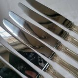 12 soh silver plated table knives
