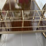 Desserte roulante - Chariot de bar vintage - Style Hollywood Regency